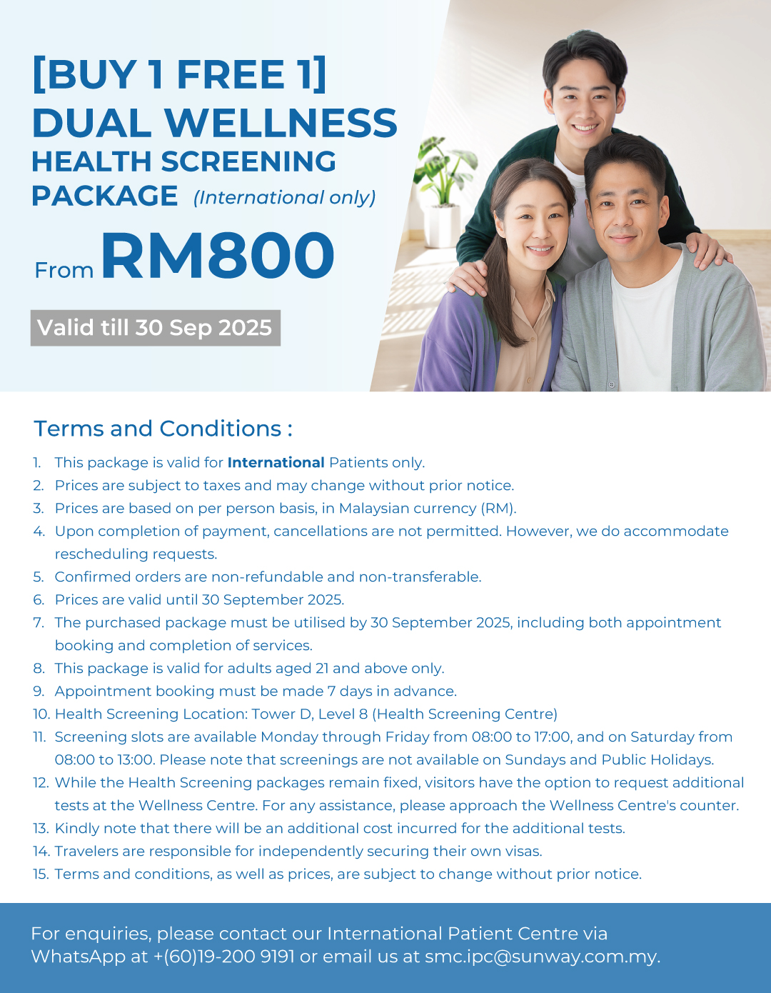 Health Screening for International students