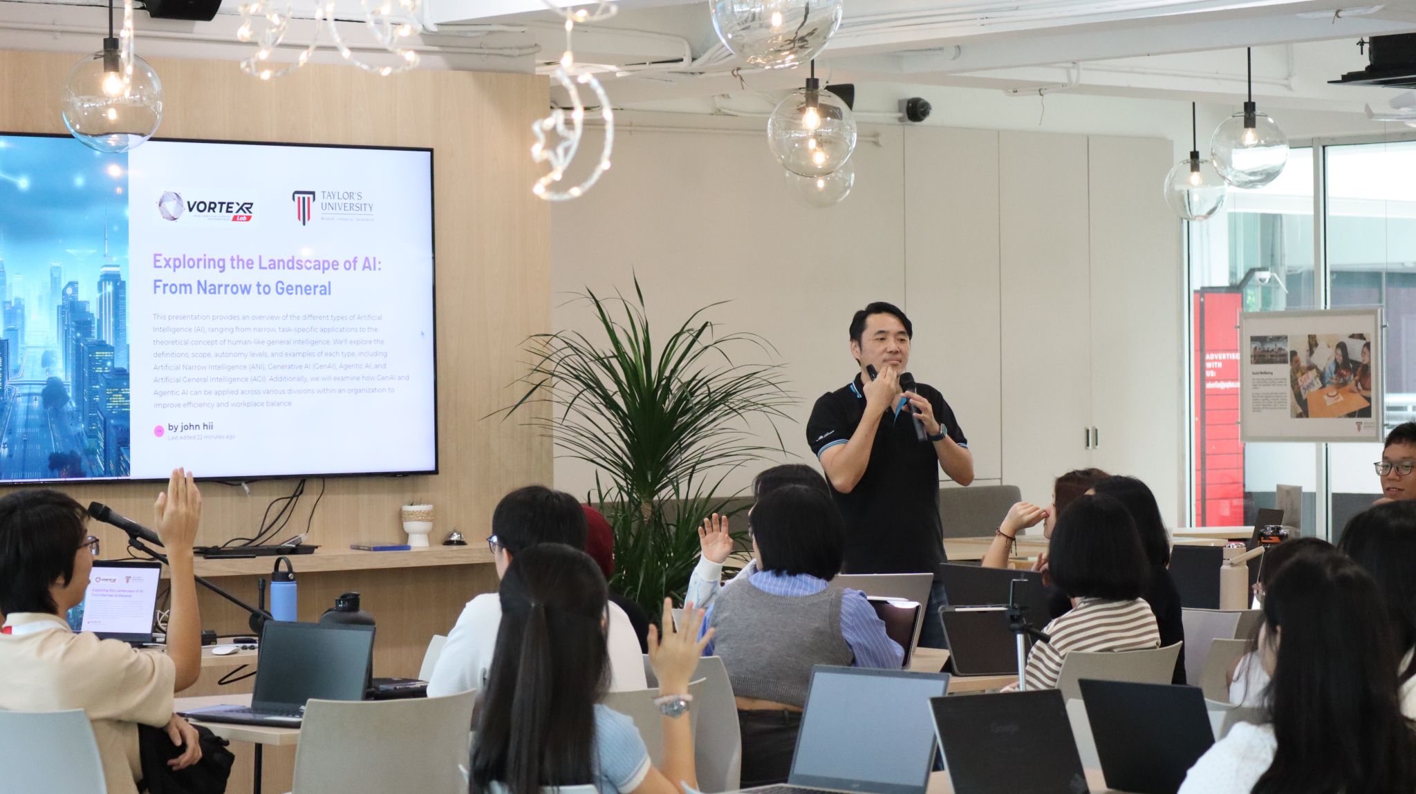 Unlock the Power of AI - Mr John Hii sharing