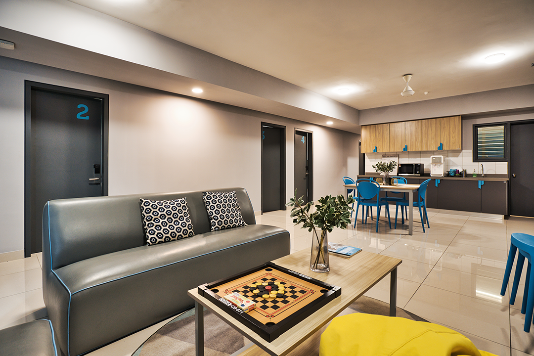 Apartment Living Area | Waterfront Residence