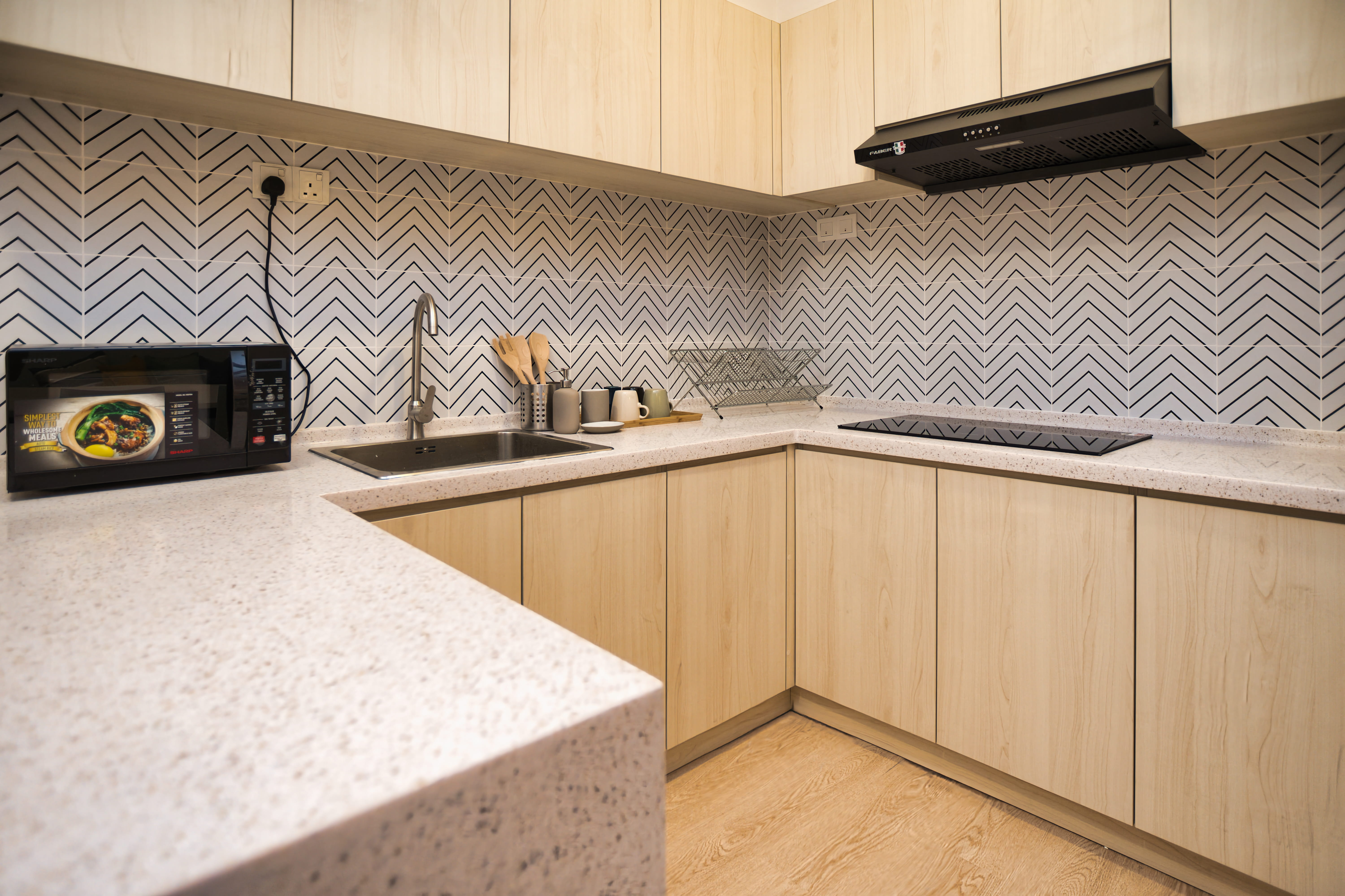 U Residence Apartment Shared Kitchen & Dining Area