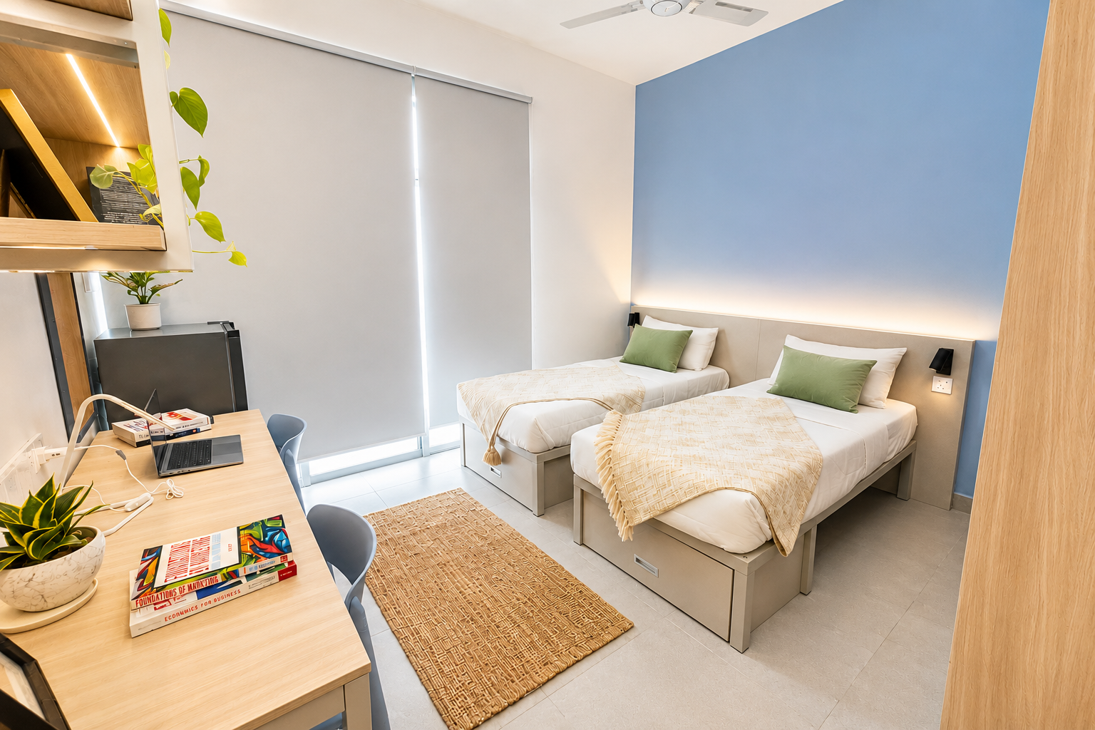 Studio en-suite twin-enhanced