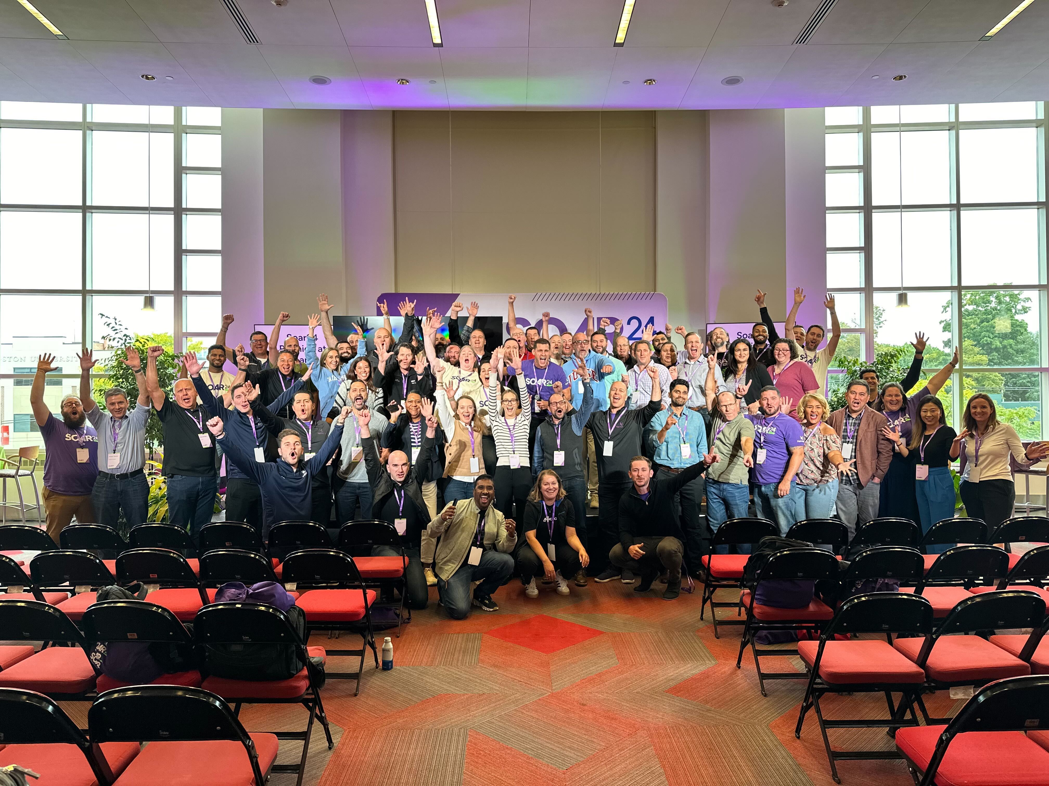 Group picture at Soar24.