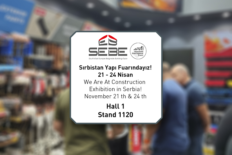 We are at the Serbia Construction Fair!