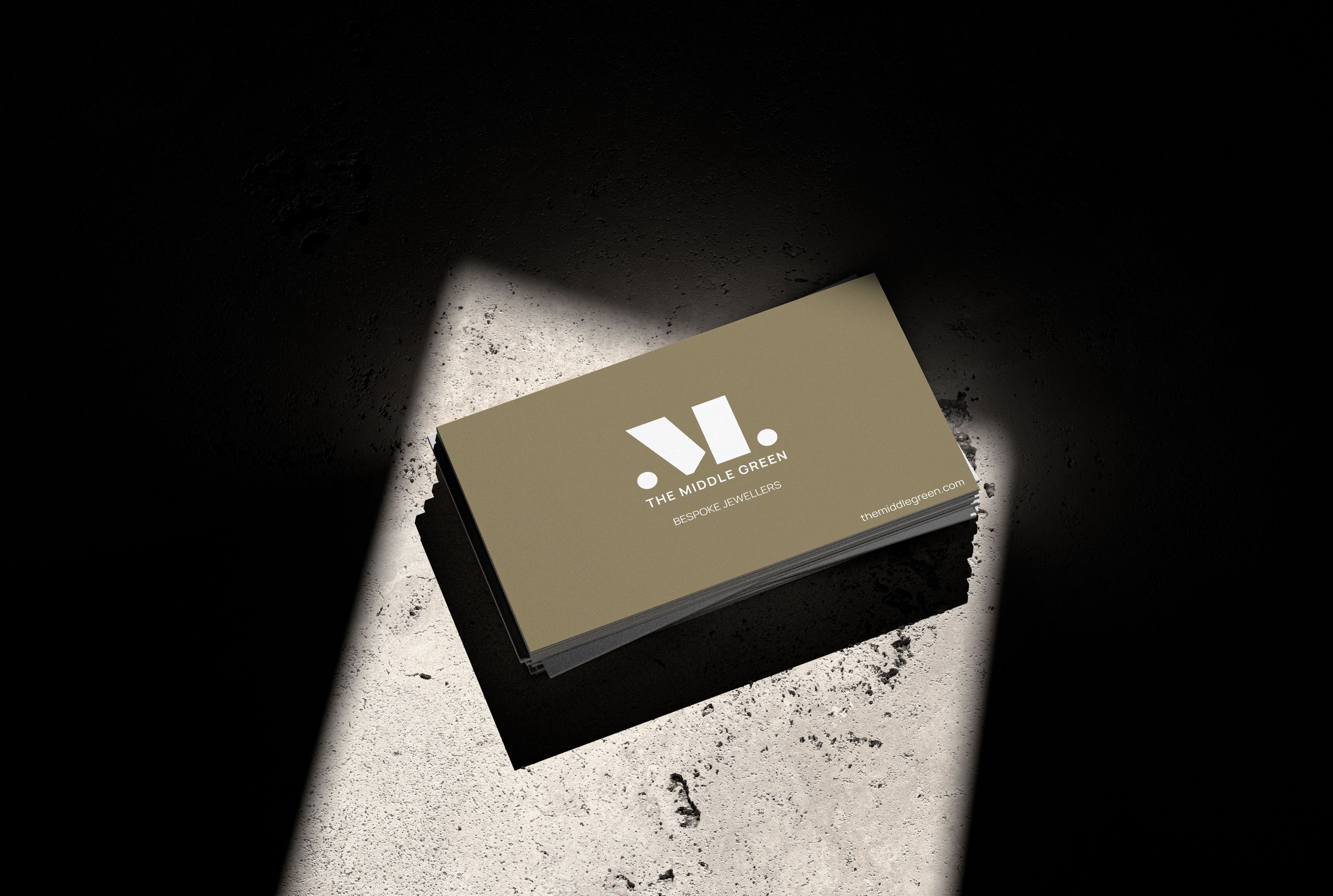 The Middle Green Branding Mockup