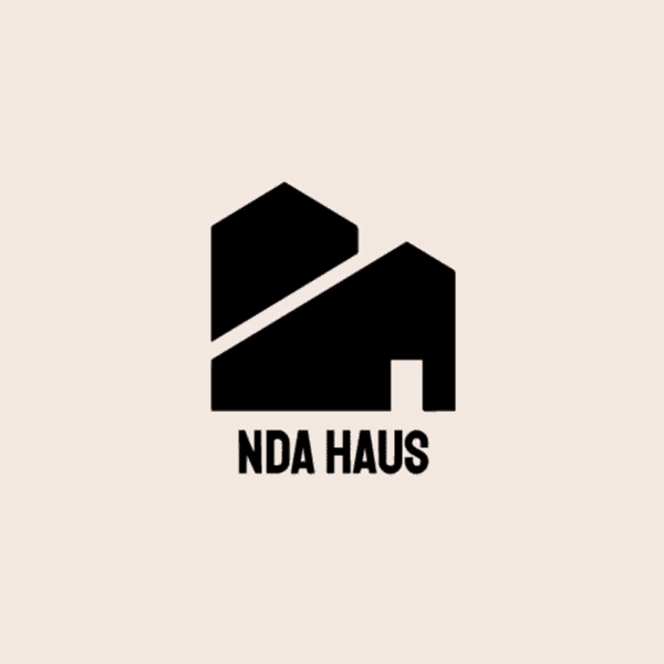 An animated gif combining the logos of Hidden Creatives and NDA Haus