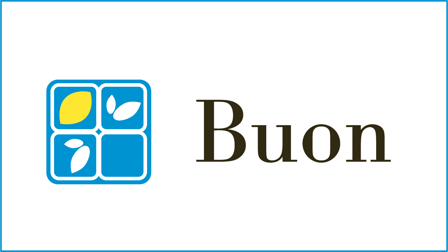 Buon Logo-Varianten und Desig, Brand Identity von Jusumi Design Bern