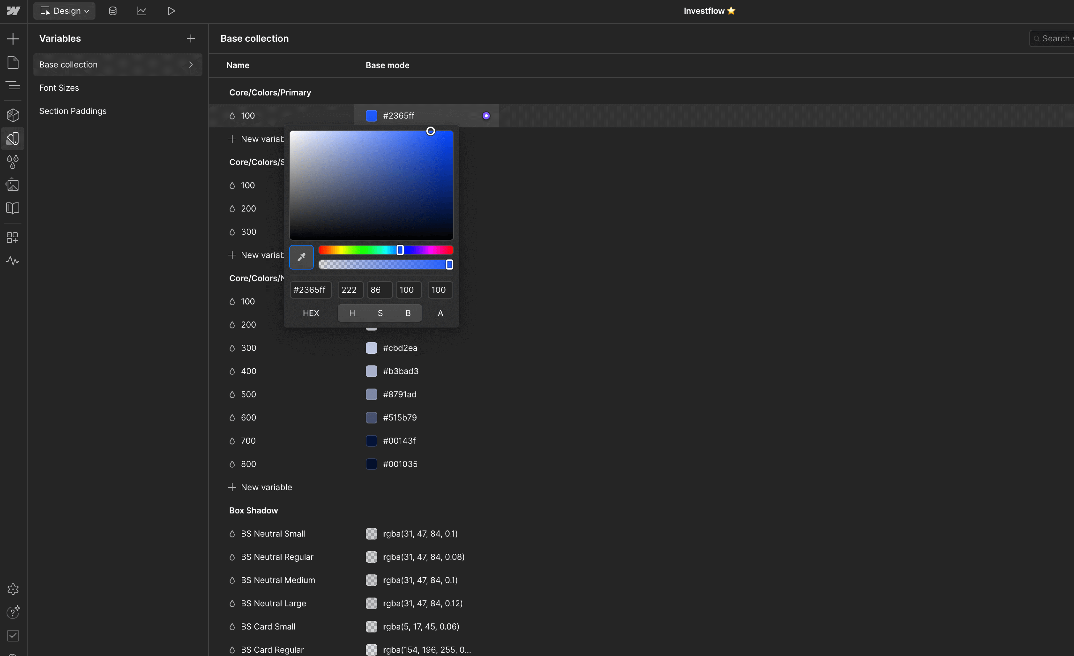 Color - Investflow Webflow Template