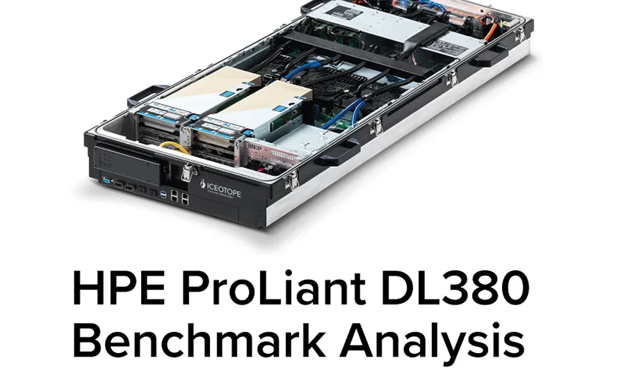 HPE ProLiant DL380 benchmark analysis