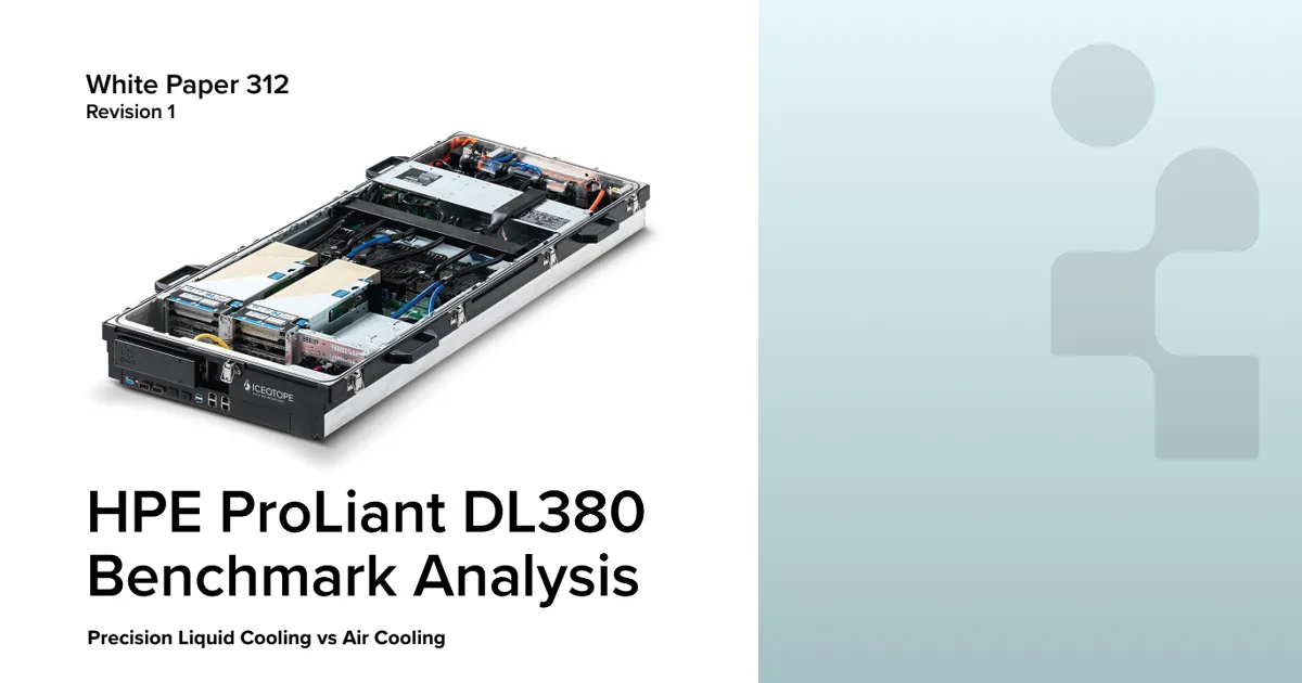 HPE ProLiant DL380 benchmark analysis