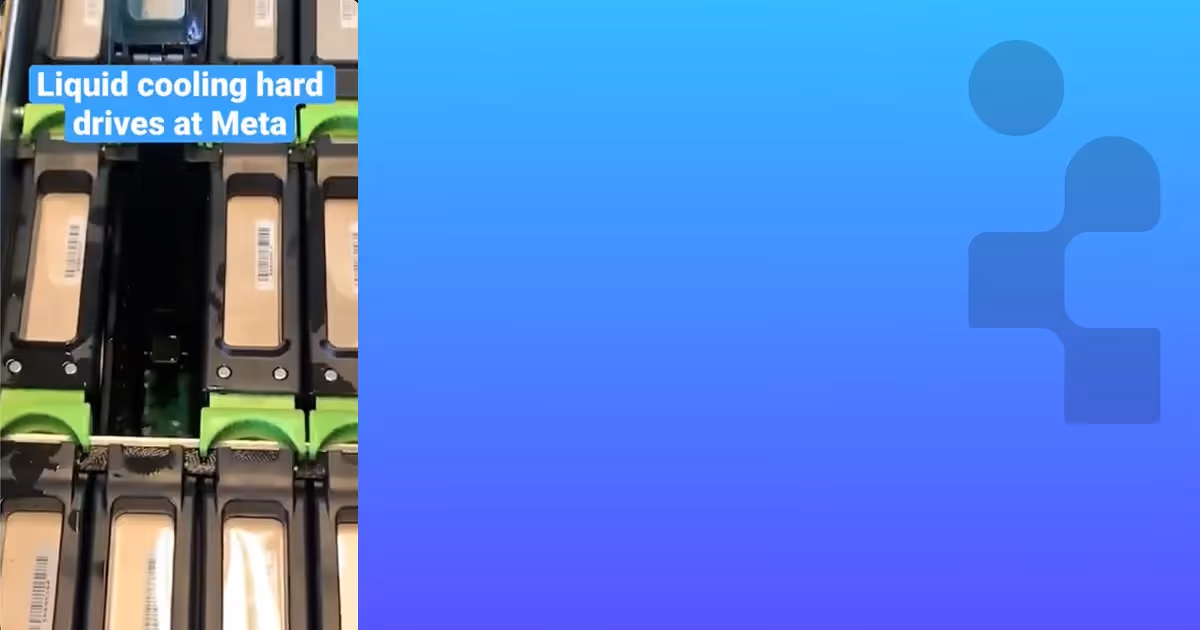 Iceotope + Meta study: Precision Liquid Cooling for high density storage