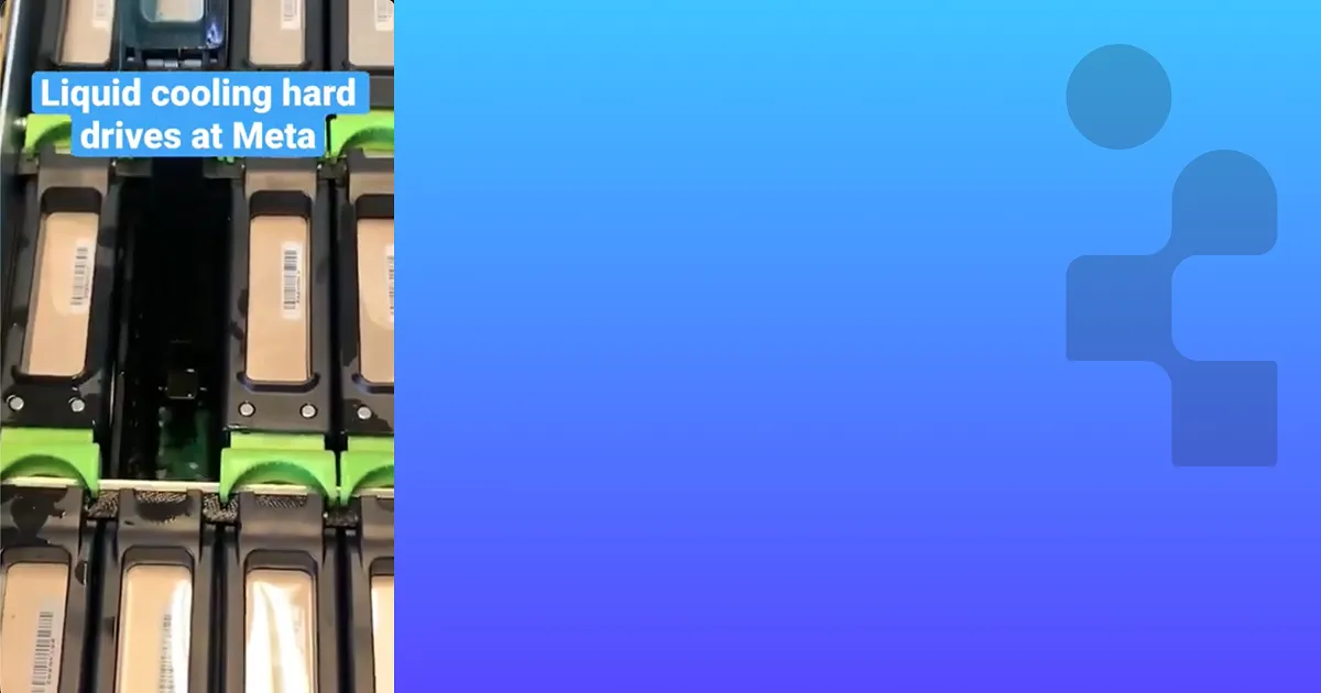 Iceotope + Meta study: Precision Liquid Cooling© for high density storage