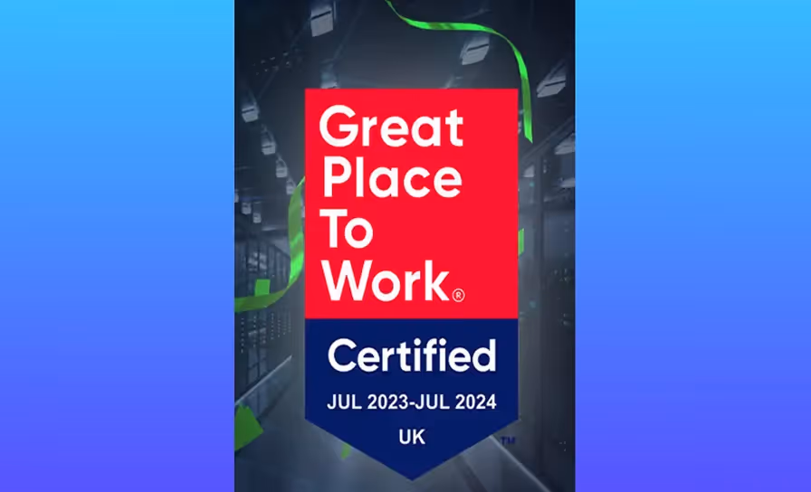 Iceotope is a certified "Great Place to Work"