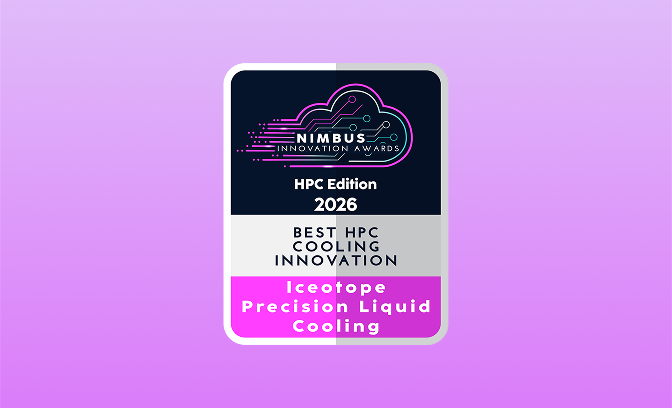 Iceotope Wins Best HPC Cooling Innovation from Nimbus Awards