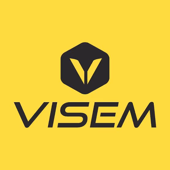 Logo von Visem mit gelben Hintergrund