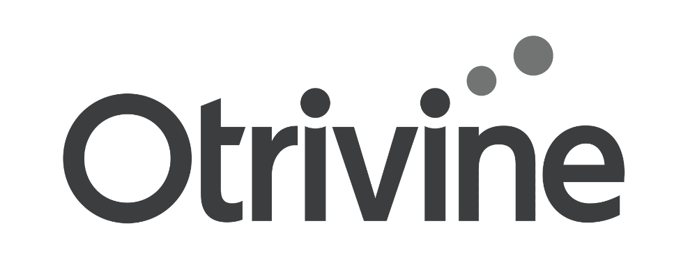 Otrivine brand logo with three ascending circles above the letters.