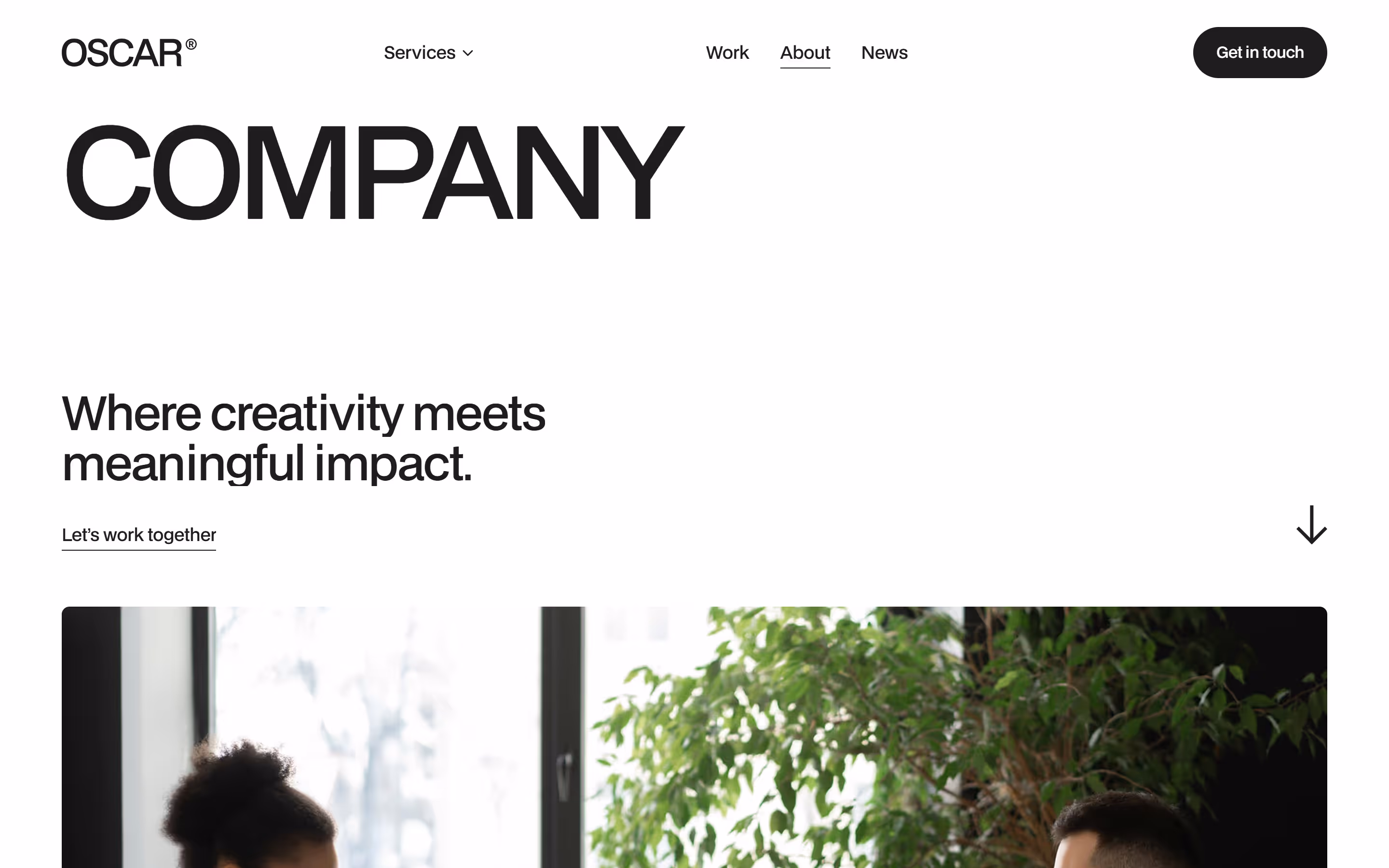 Oscar Webflow Template Aboutpage