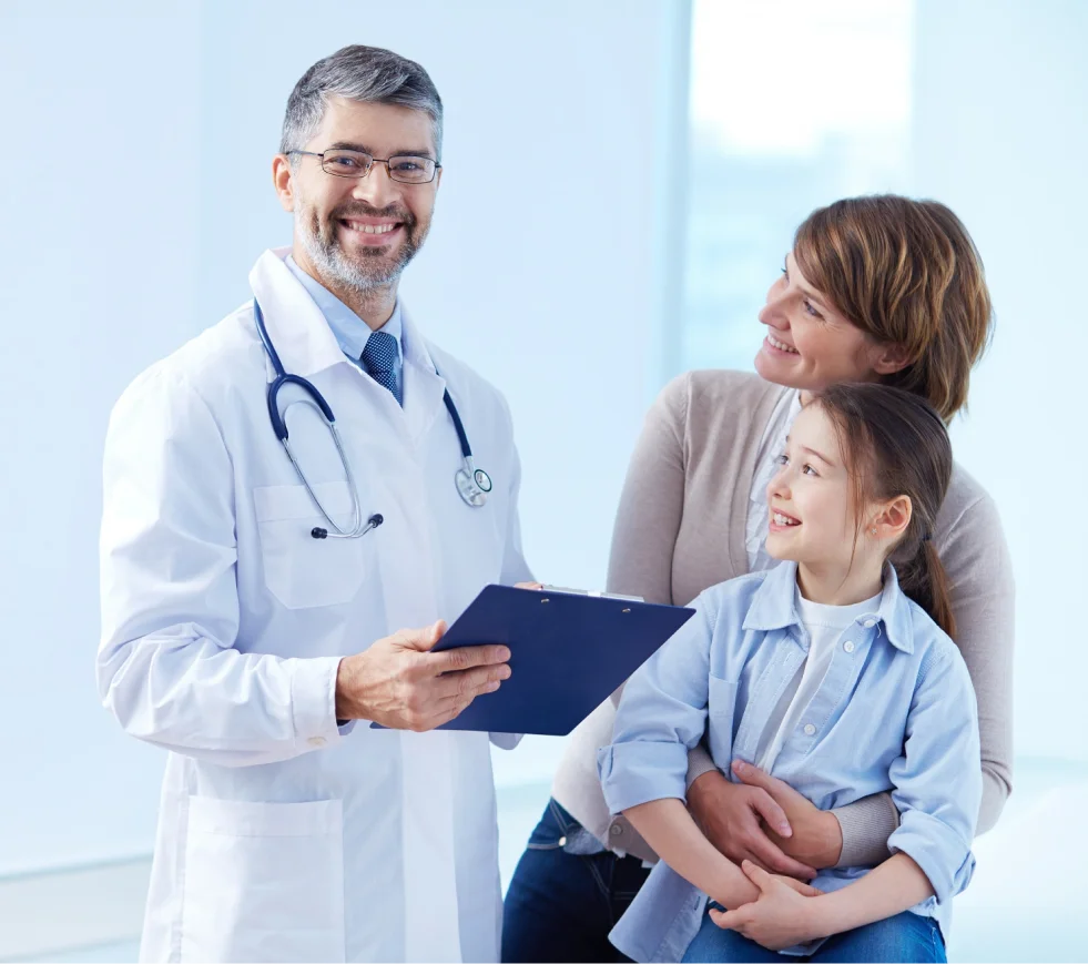 Image of a happy doctor