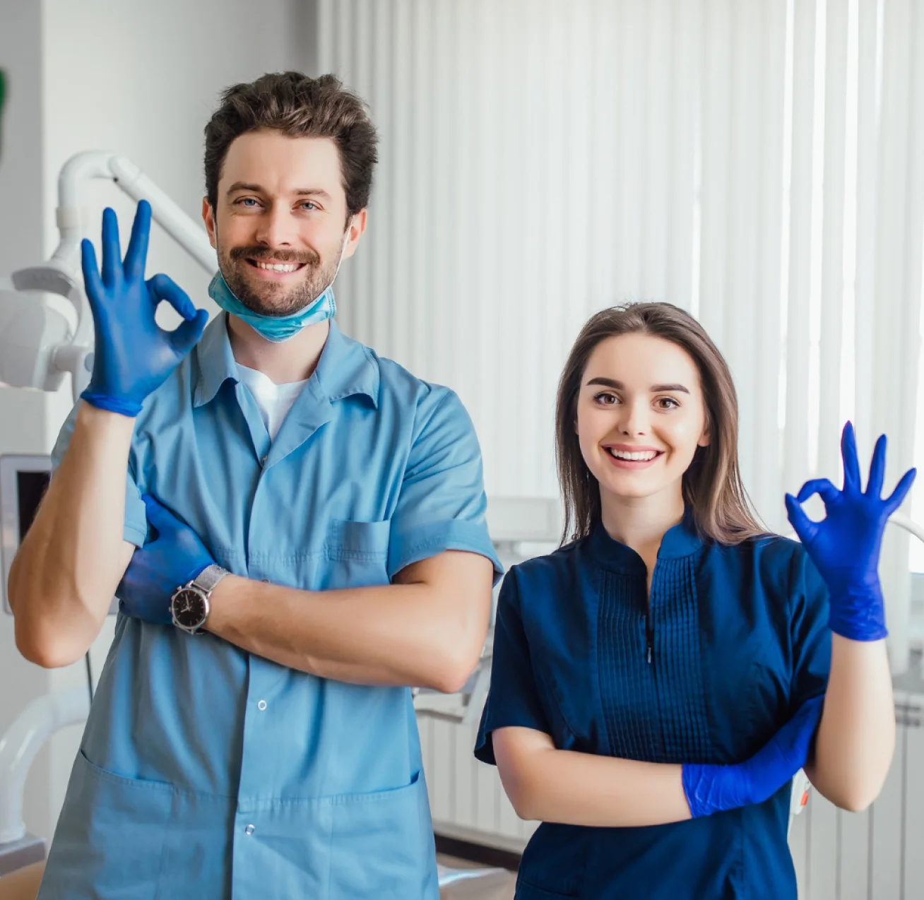 Image of two dentists