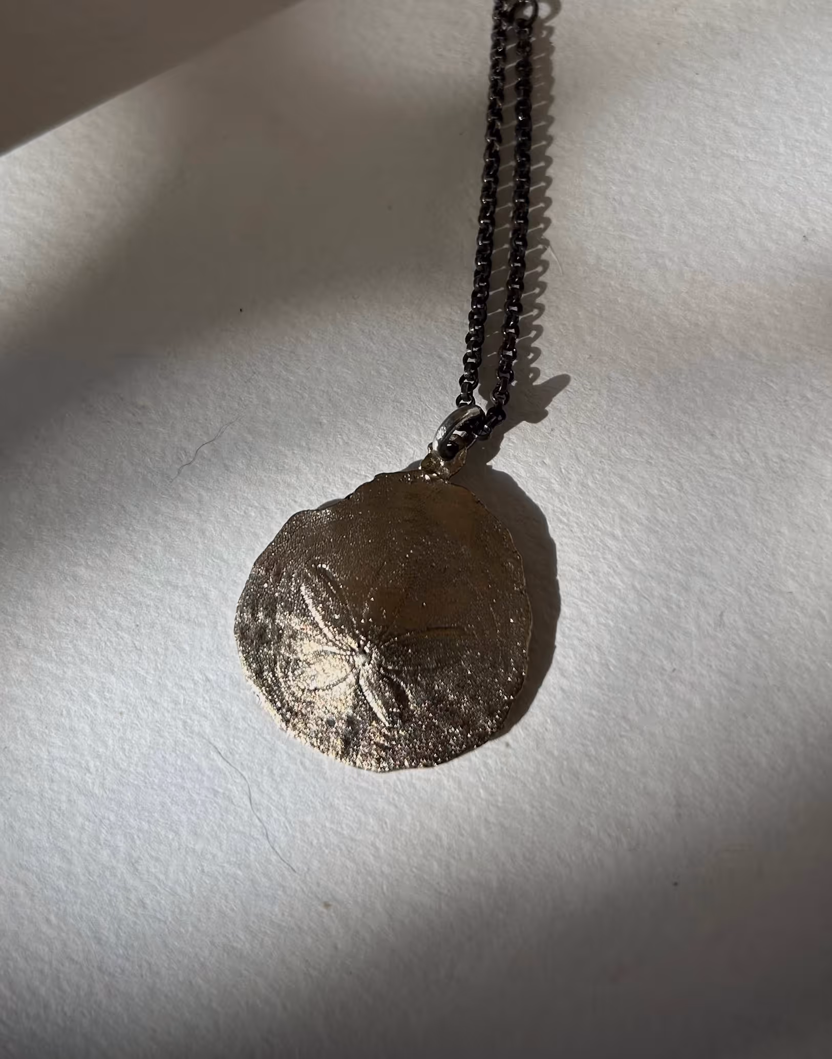 Sand Dollar Pendant Necklace