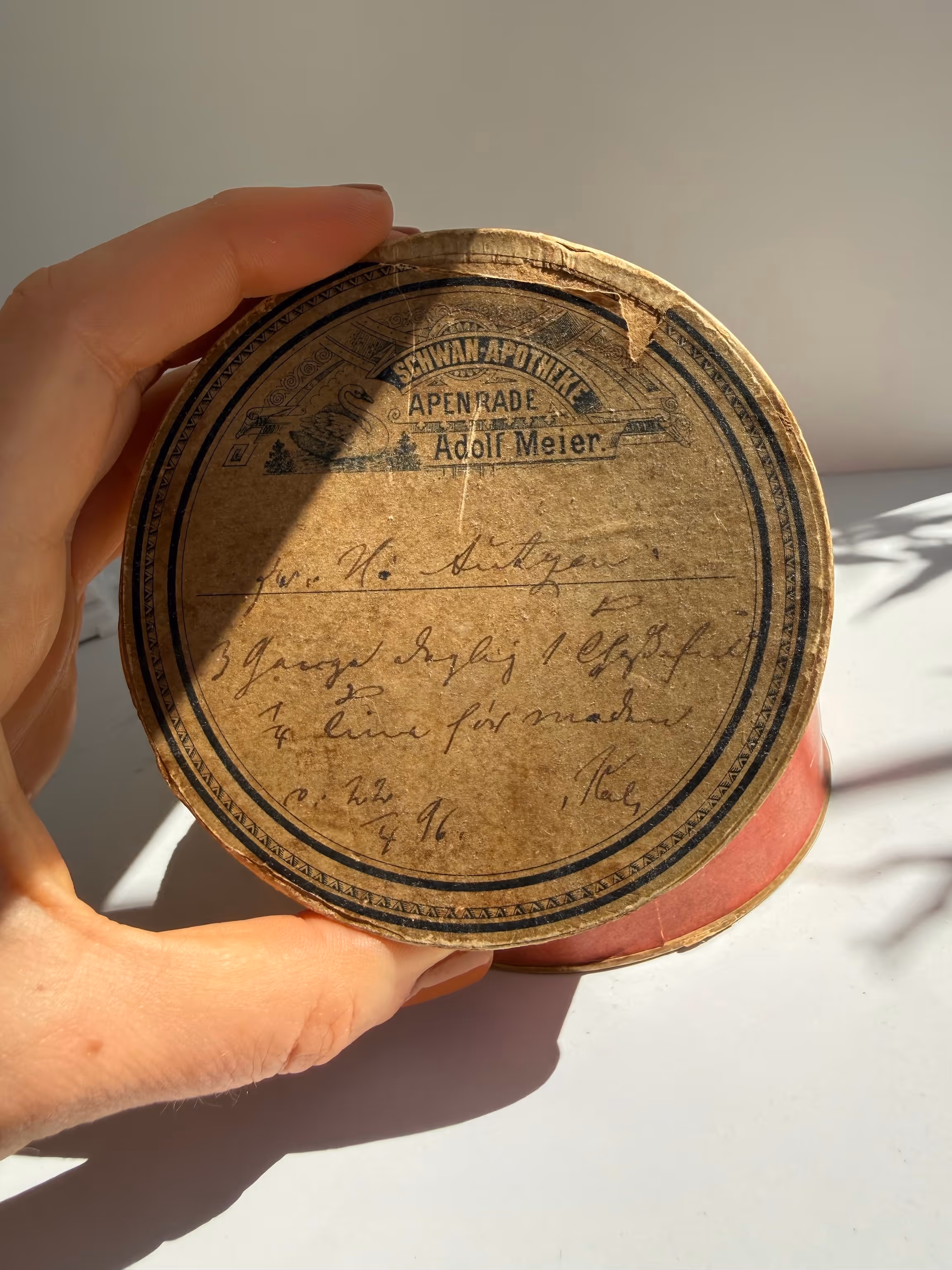 Antique German/Danish Apothecary Box