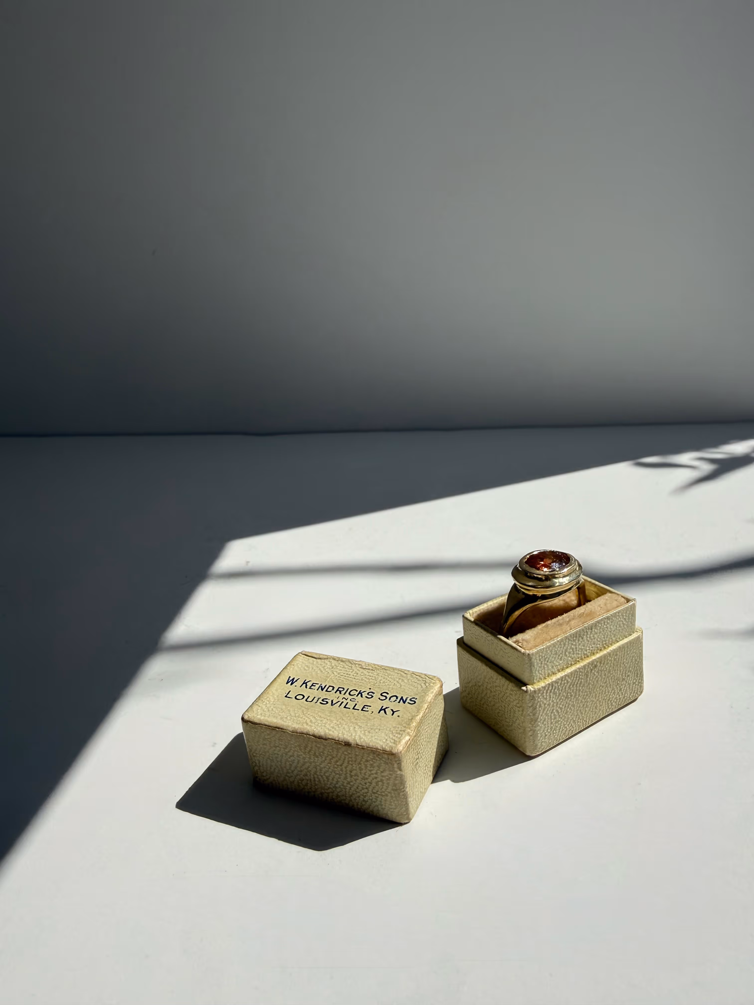 Antique Jewelry Ring Box