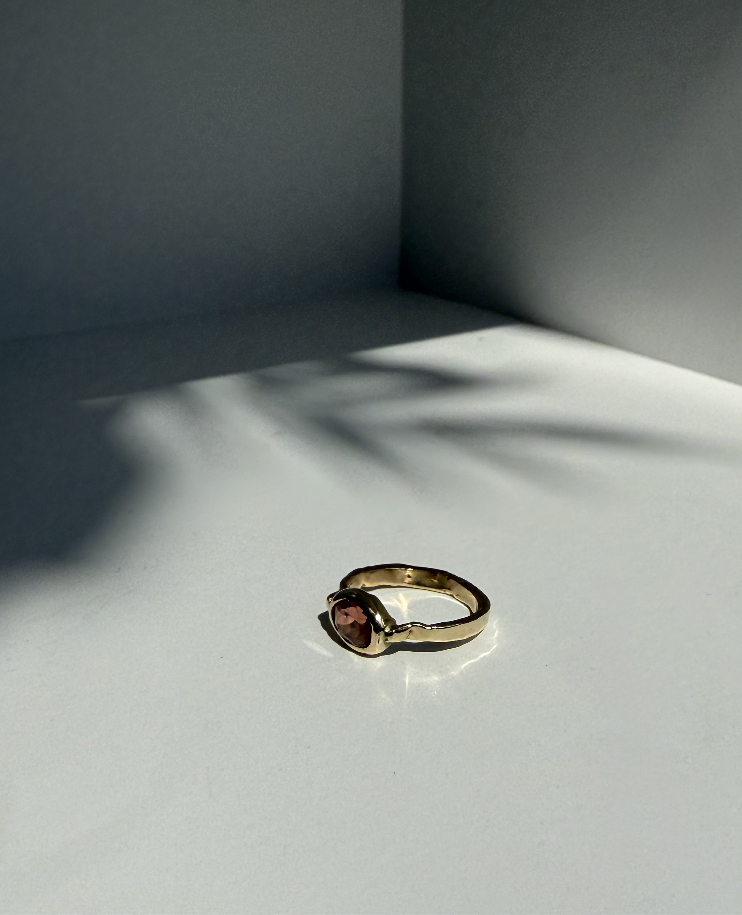 Tourmaline Solitaire Ring