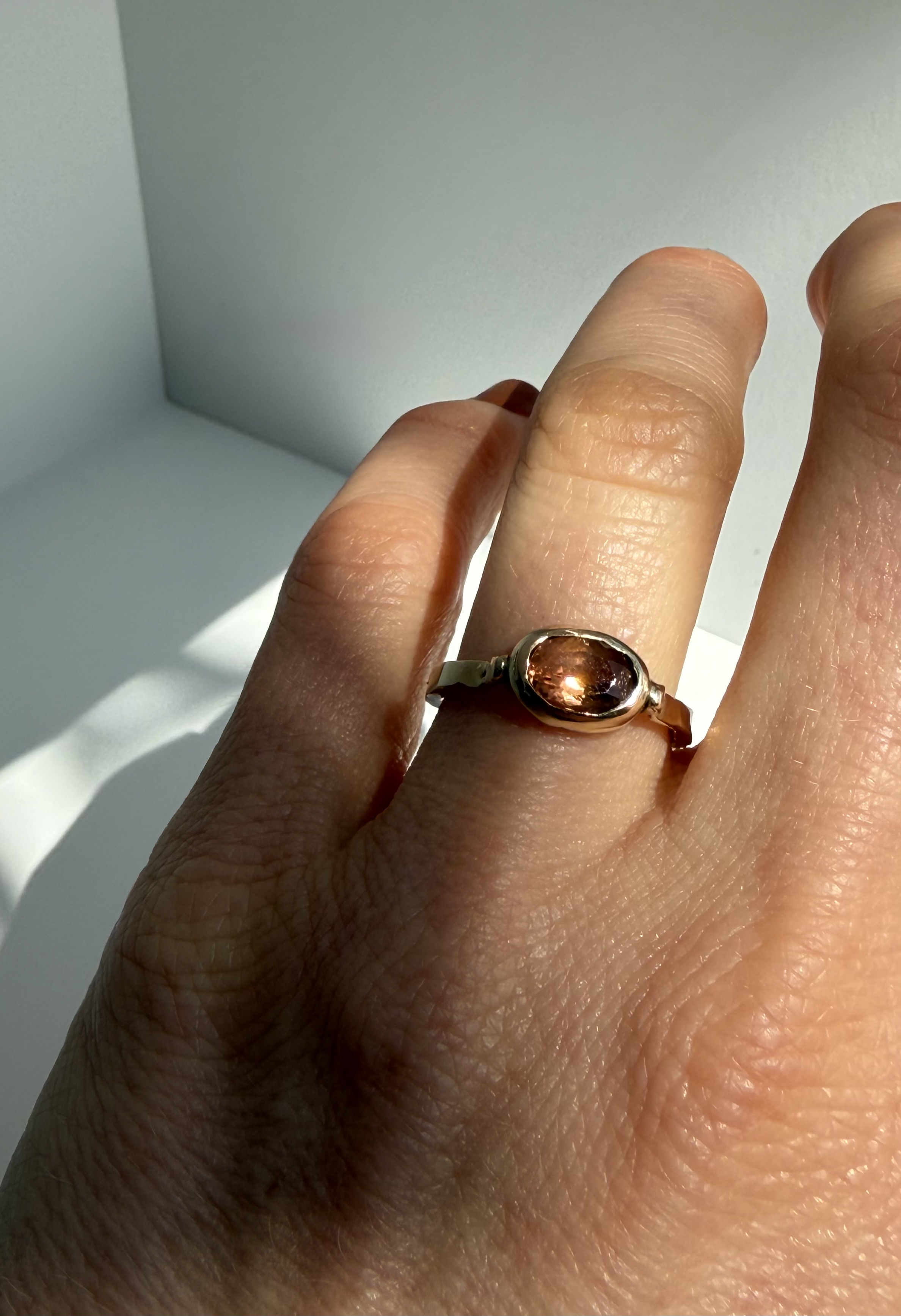 Tourmaline Solitaire Ring