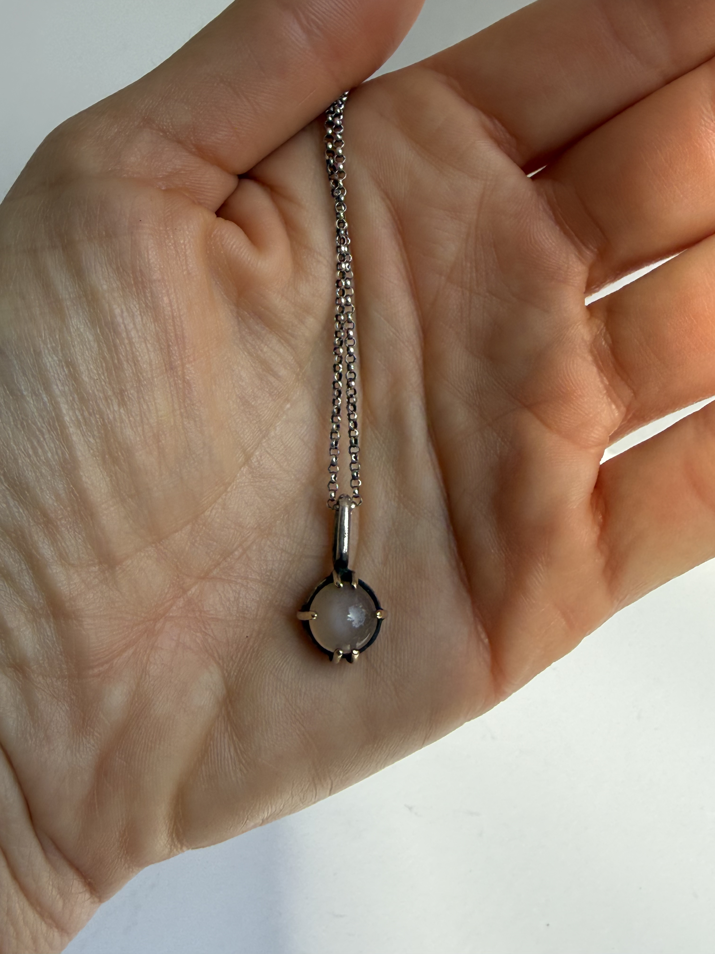 Moonstone Pendant Necklace