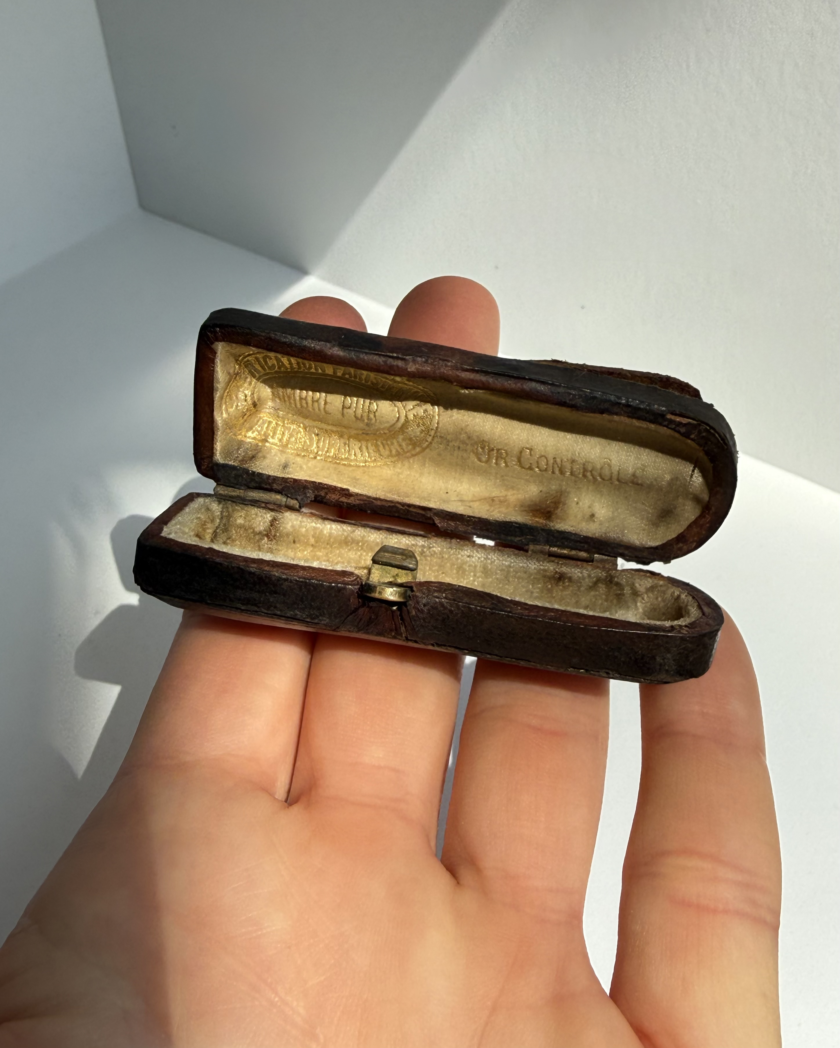 Victorian French Jeweler's Pin Case