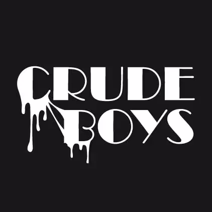 crude boys logo for products available at exotics cannabis in yspilanti michigan
