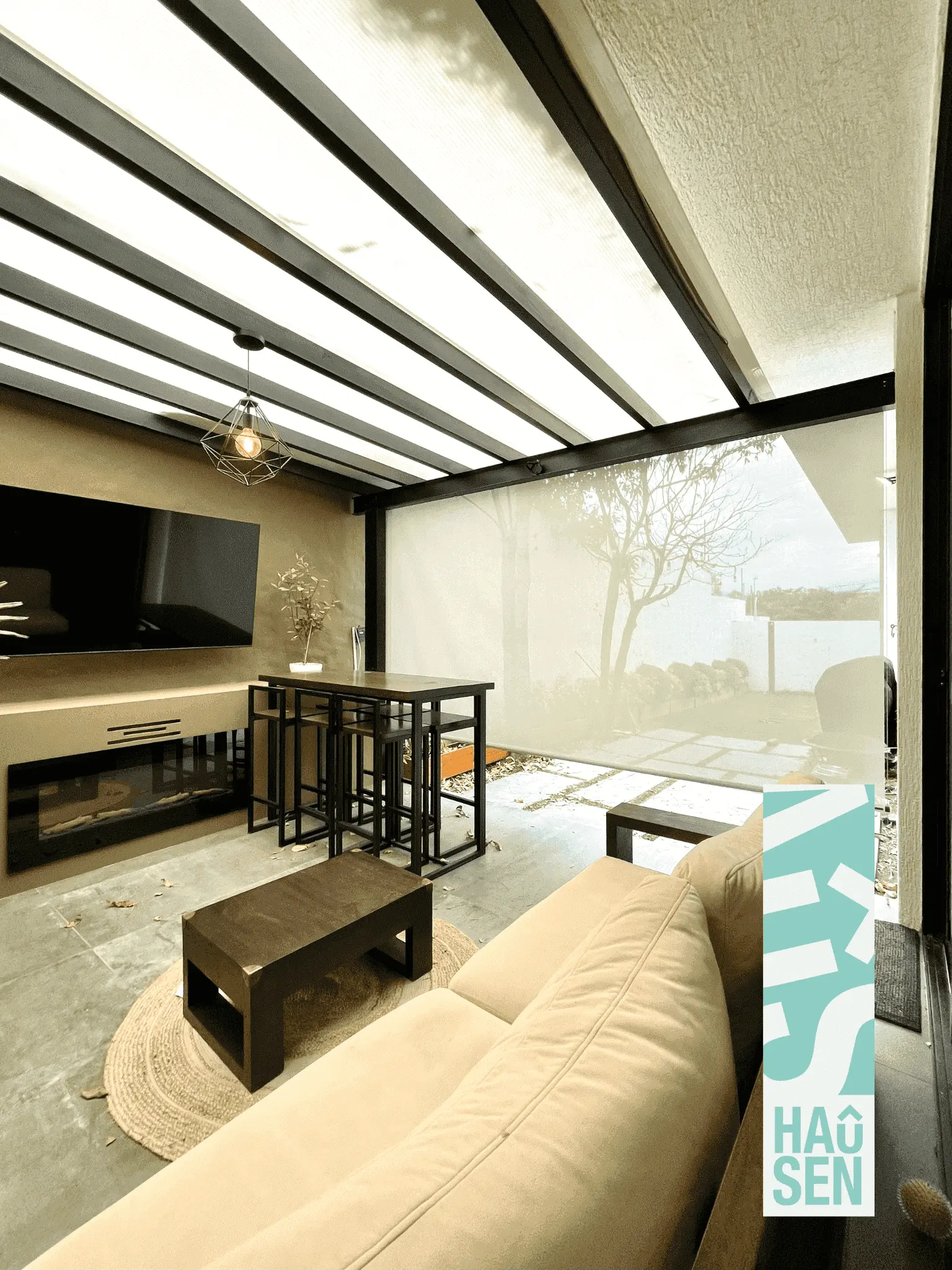 Cortinas de exterior Hausen, fotografía de instalación 6