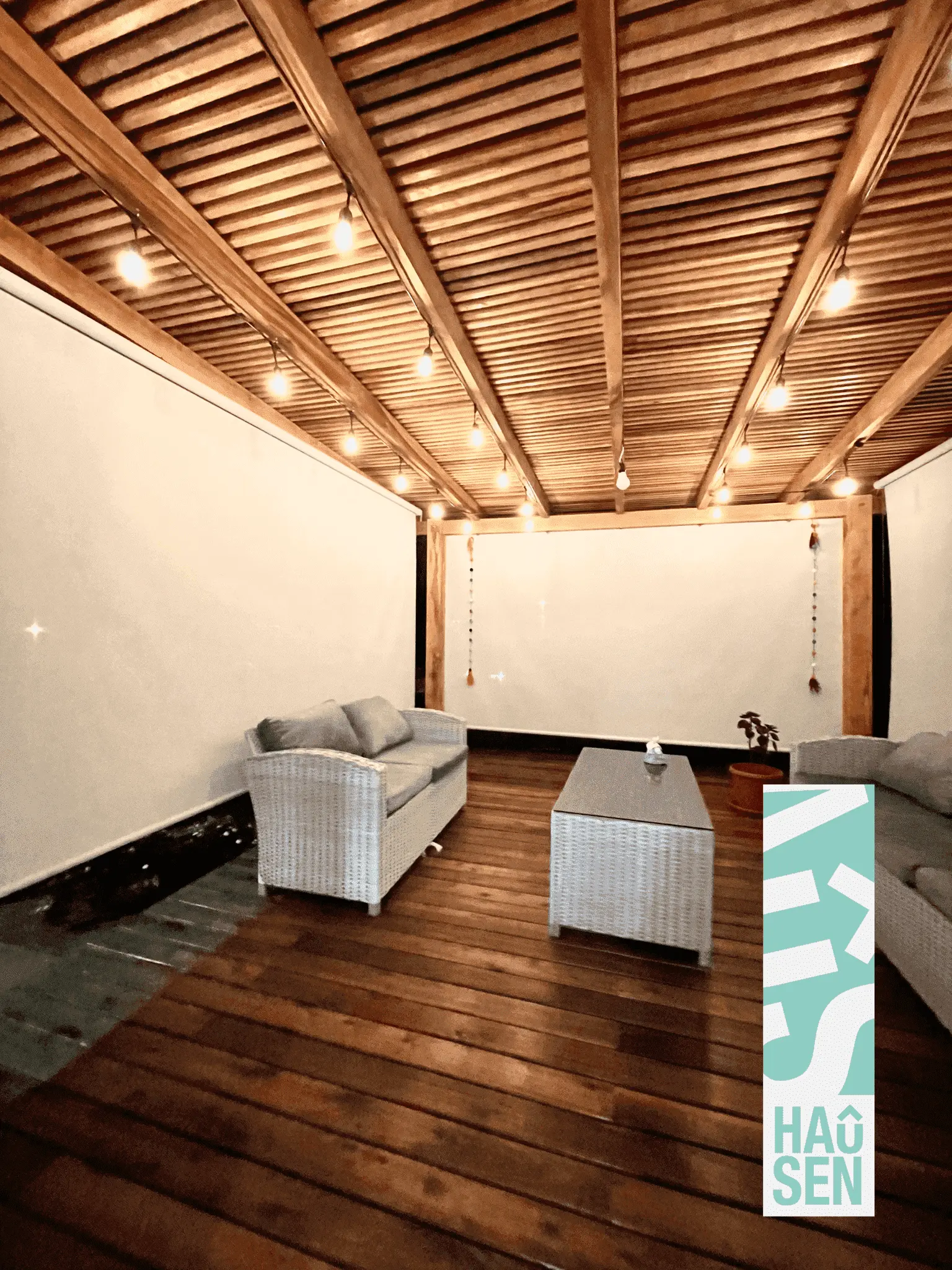 Cortinas de exterior Hausen, fotografía de instalación 3