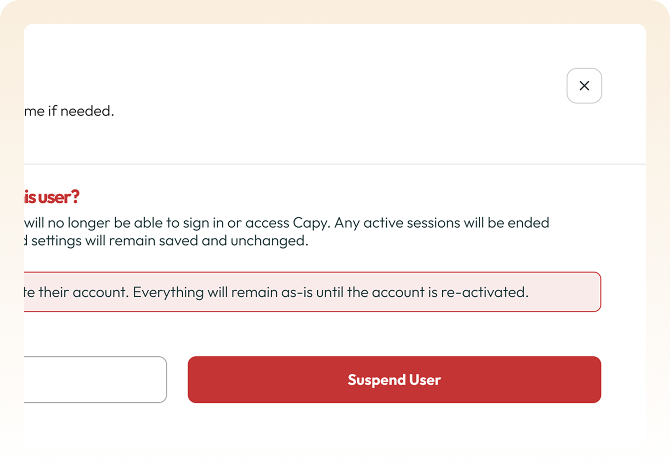 Management Updates Product Feature