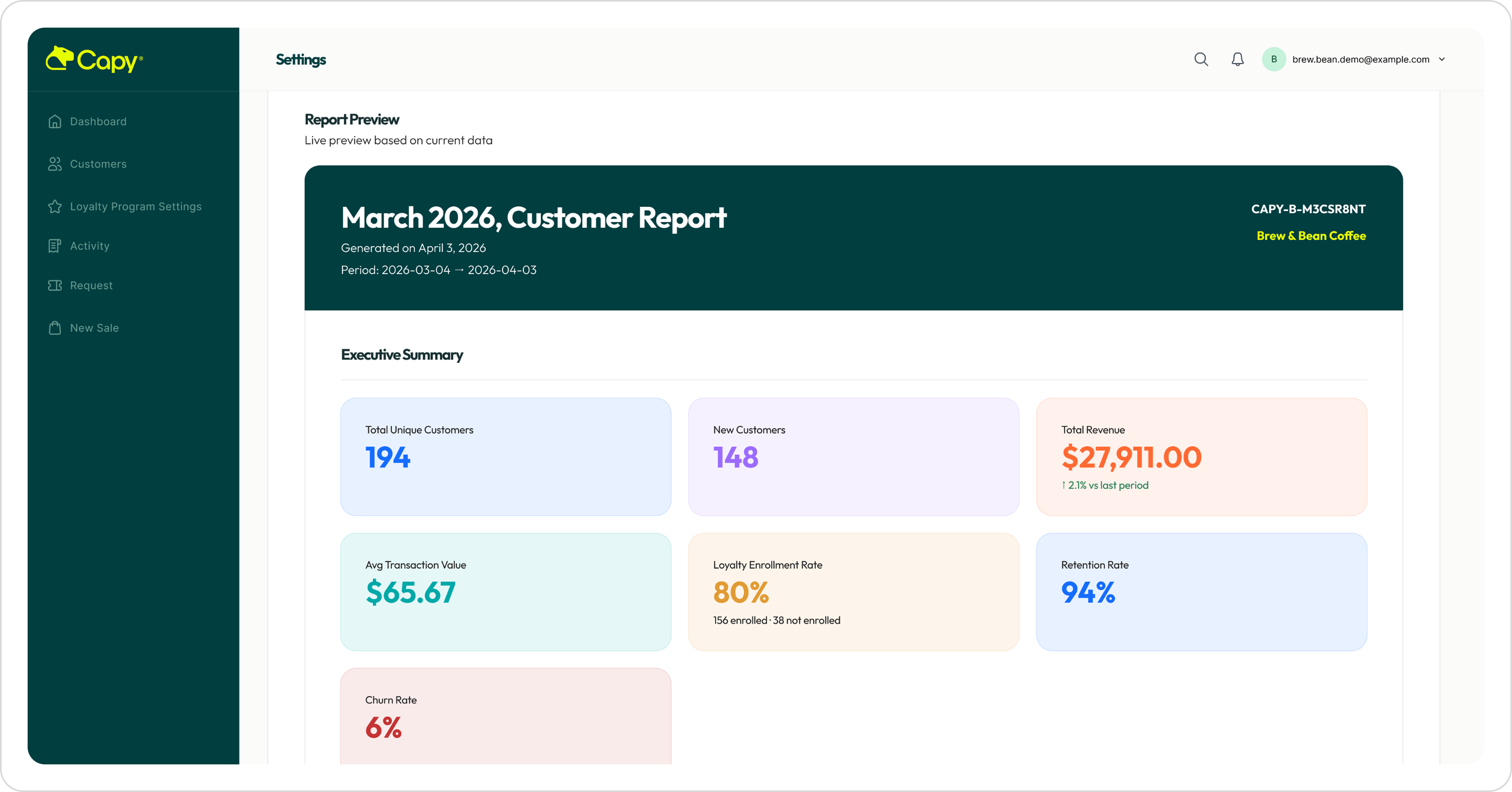 Growth Analytics Product Feature