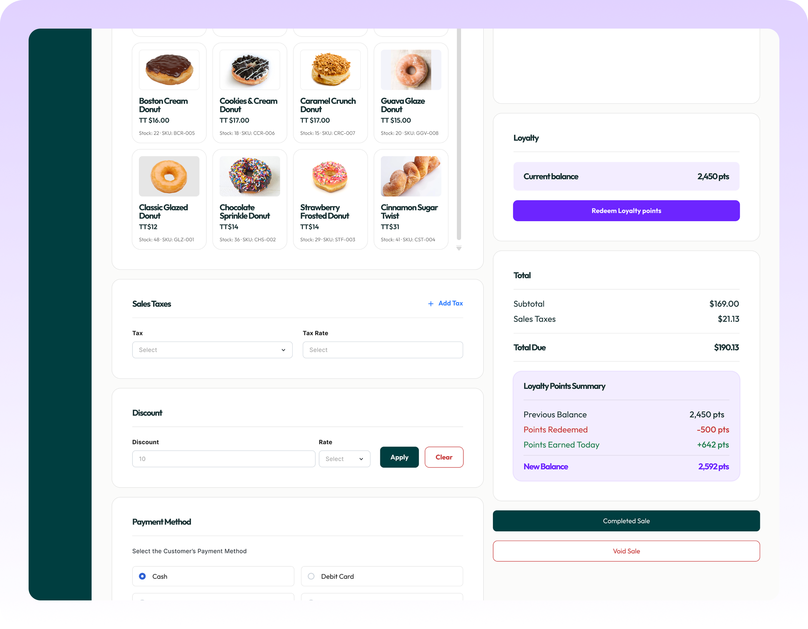 Rewards at Checkout Product Feature
