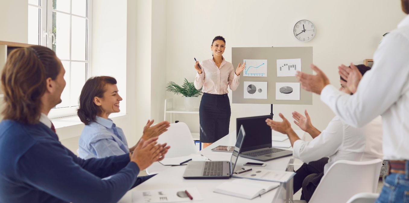 Congratulations after securing a digital marketing sales contract