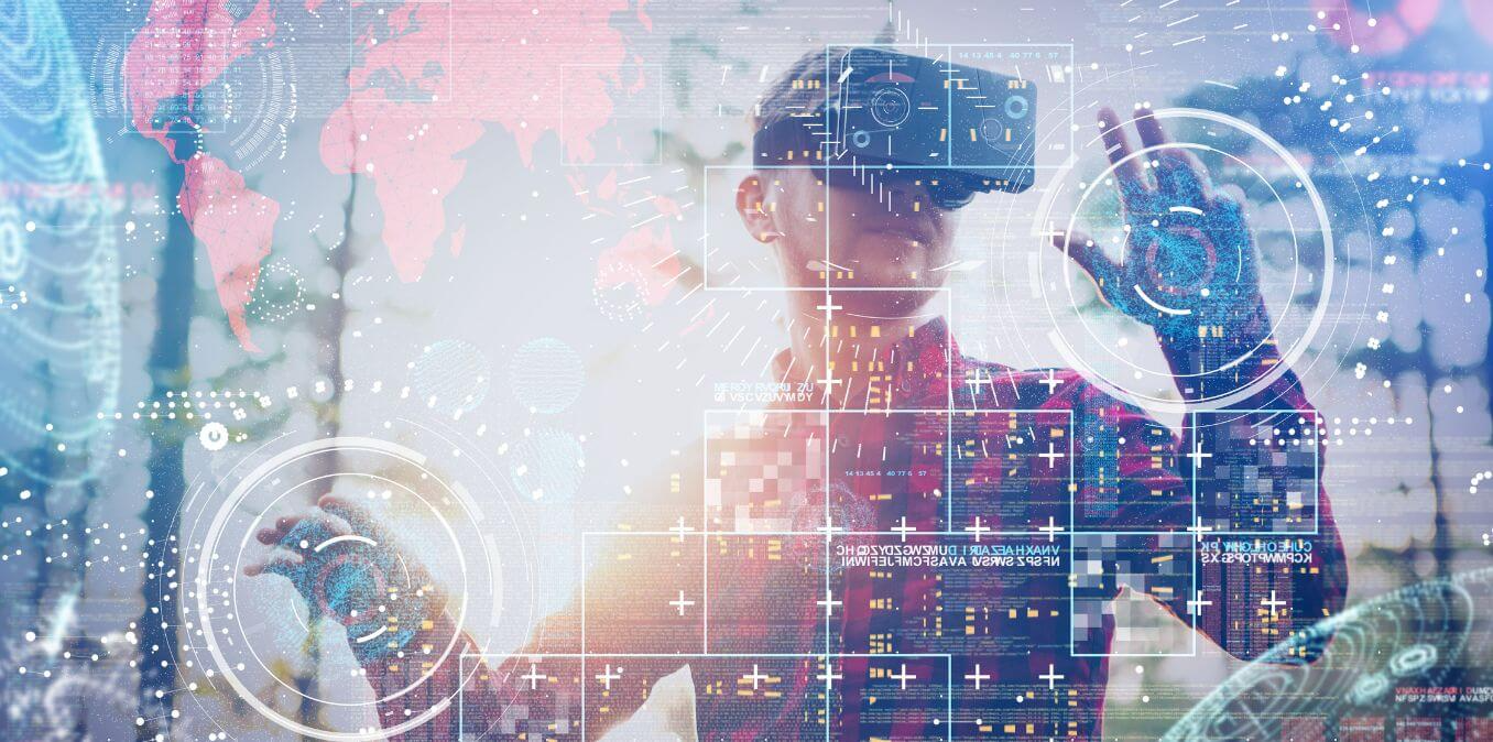 VR headset use for digital marketing