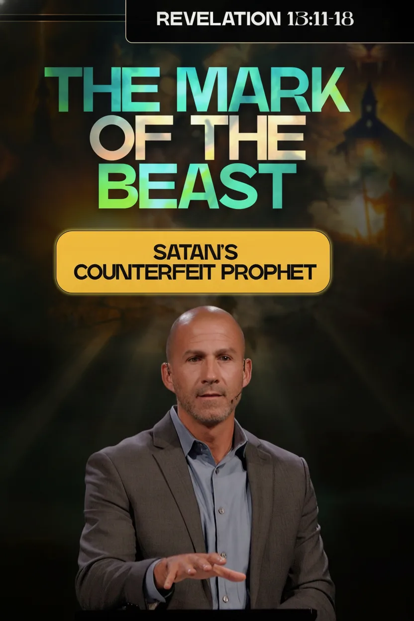 The Mark of the Beast: Satan’s Counterfeit Prophet | Revelation 13:11-18 [#38] | Matthew Maher — vertical thumbnail
