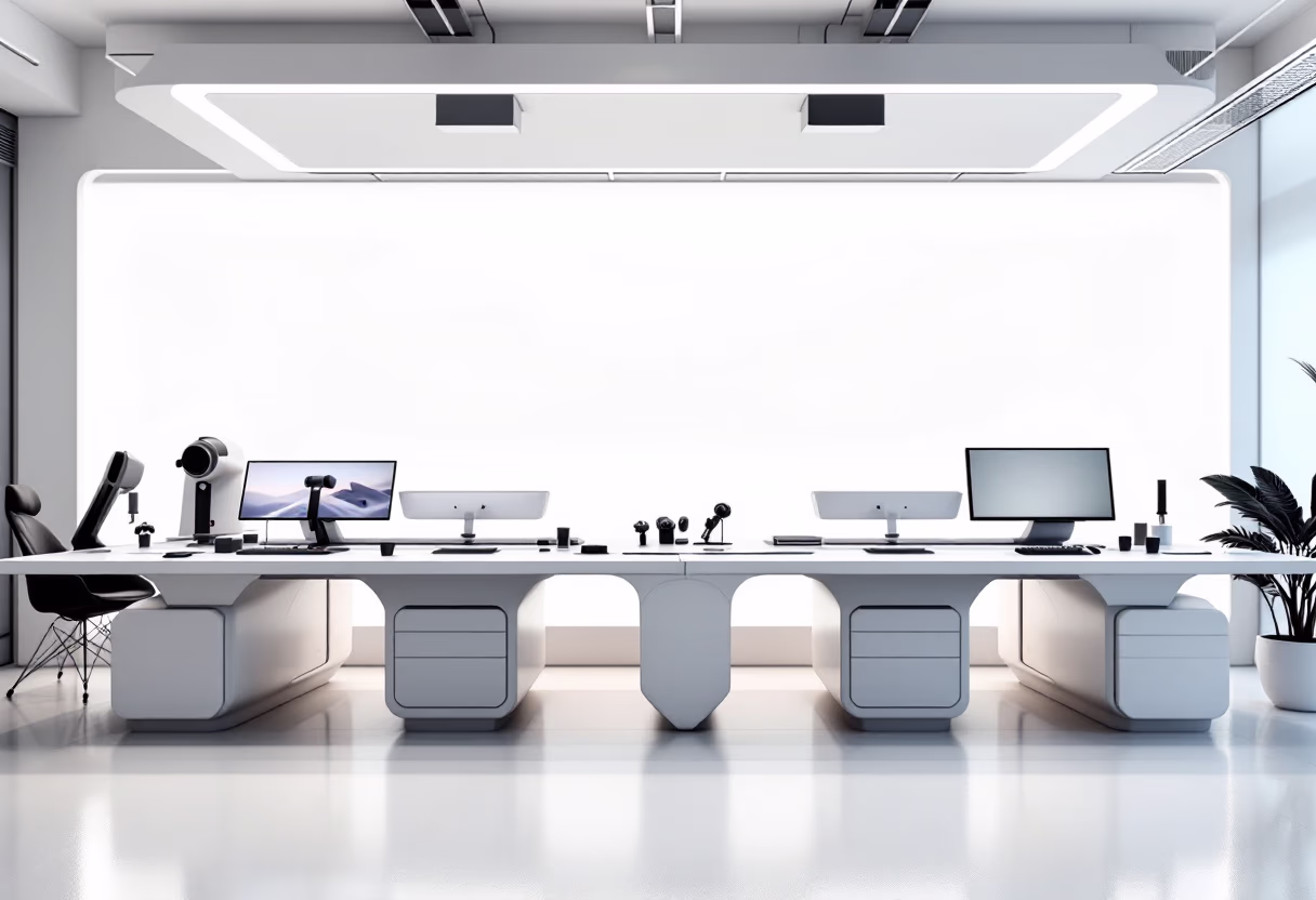 image of studio environment (for a mobile gaming)