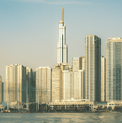 Vietnam urban landscape