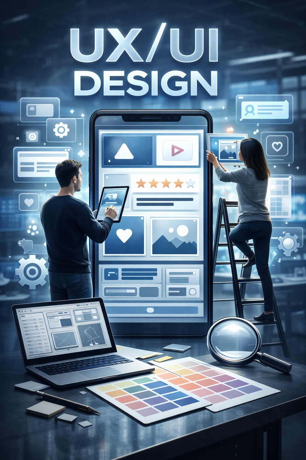 image of website on a laptop (for a web design agency)