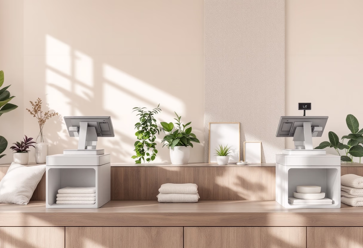 [background image] retail setting (for a tech gadgets store)