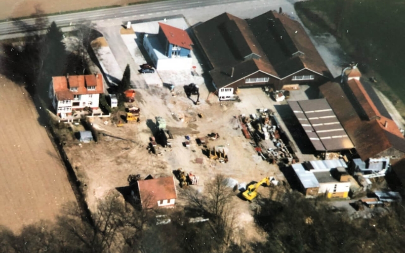 Firmengelände der Klefenz GmbH 1999