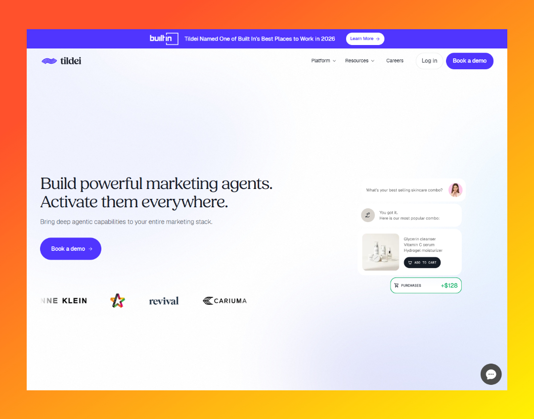 Tildei website screenshot