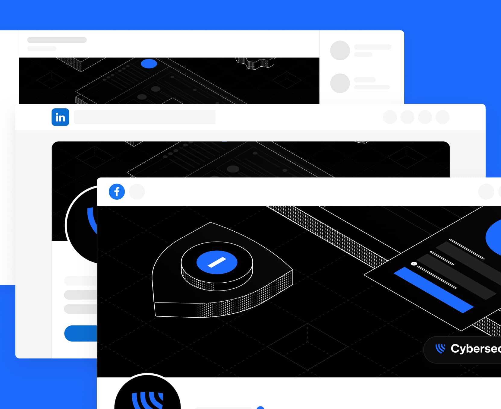 Cybersecurity X - Social Media Assets - Cyber Security Webflow Template