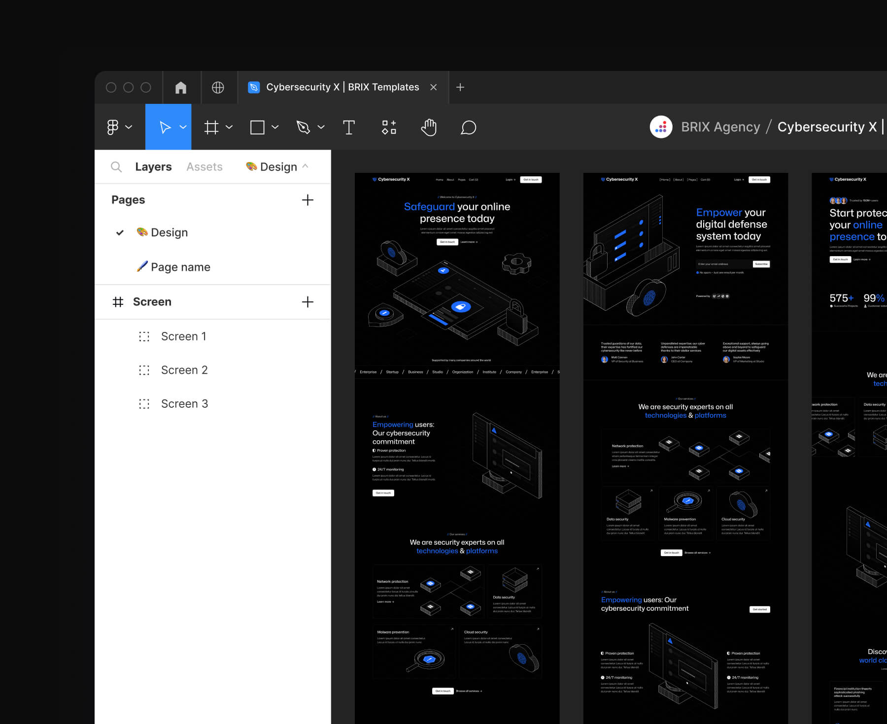 Cybersecurity X - Figma File Included - Cyber Security Webflow Template