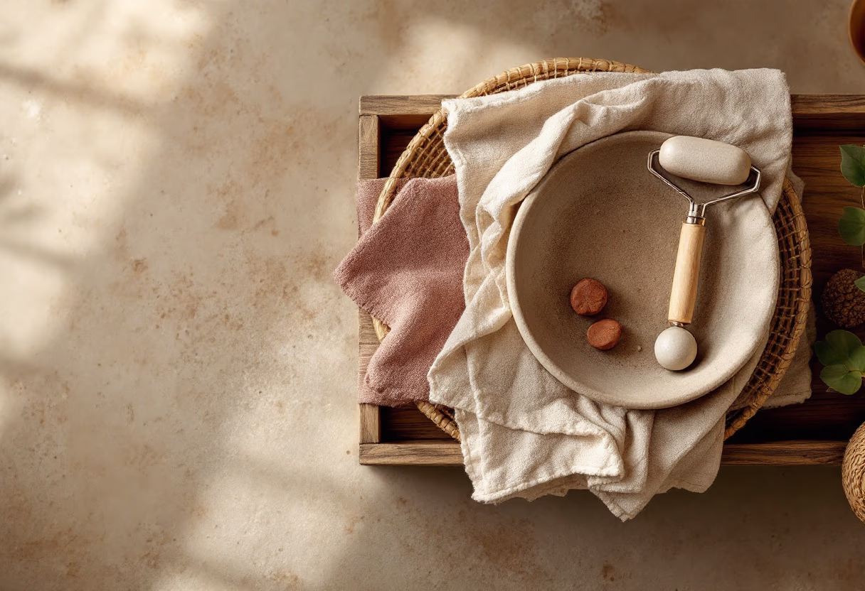 image of facial treatment being performed (for a salons & spa)