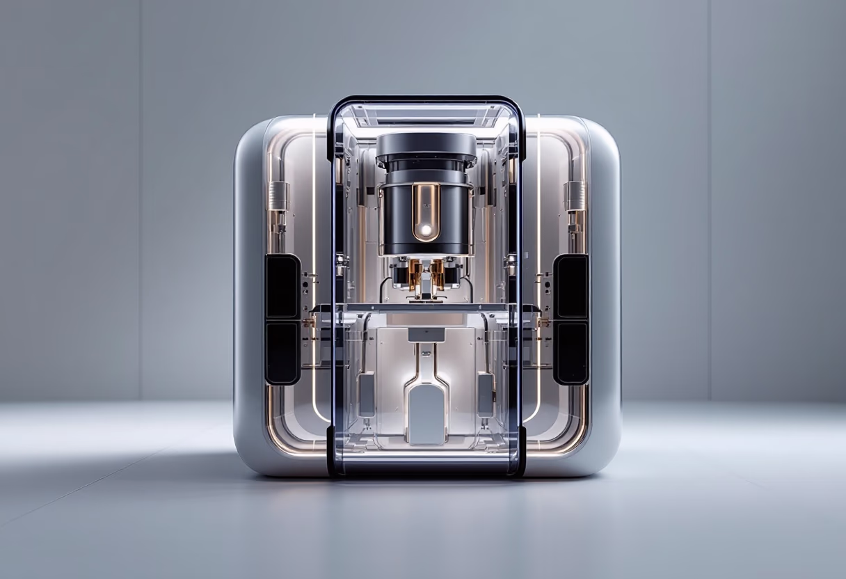 biotech equipment close-up