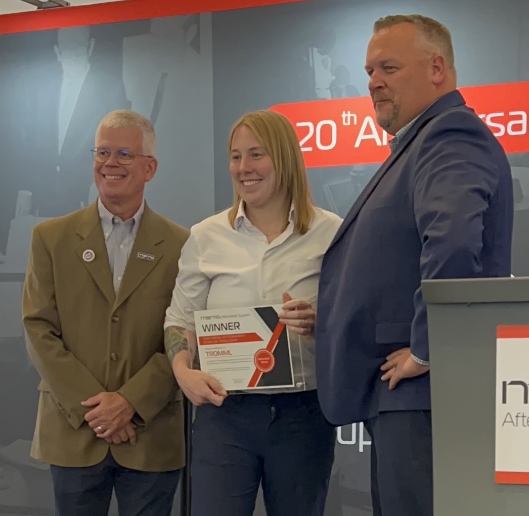 MEMA Tromml Startup Challenge 2024 award recognition