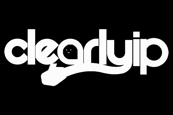 ClearlyIP company logo with a stylized cable icon integrated under the text.